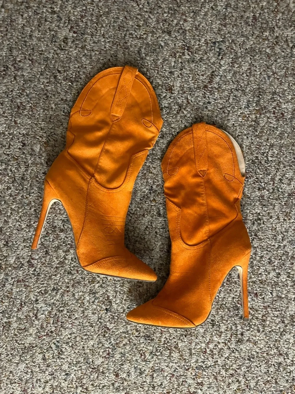 Orange Cowgirl Boots